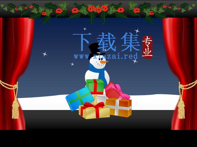 Merry Christmas圣诞快乐PPT模板下载