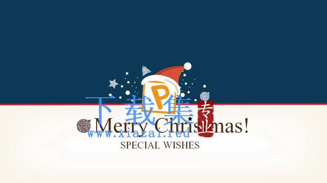 Merry Christmas!圣诞快乐PPT模板下载