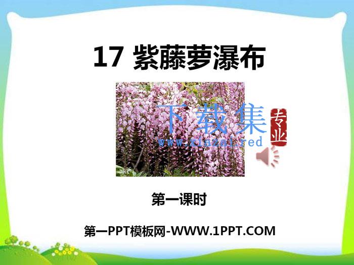 《紫藤萝瀑布》PPT课件(第一课时)