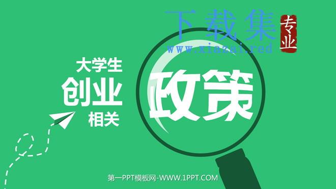 《大学生创业相关政策解读》PPT欣赏