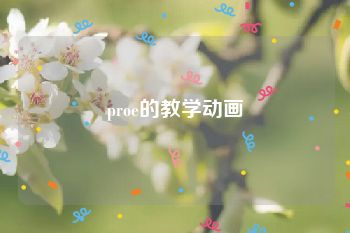 proe的教学动画