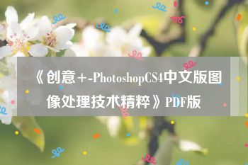 《创意+-PhotoshopCS4中文版图像处理技术精粹》PDF版