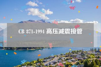 CB 871-1994 高压减震接管