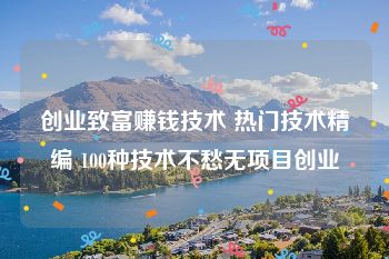 创业致富赚钱技术 热门技术精编 100种技术不愁无项目创业