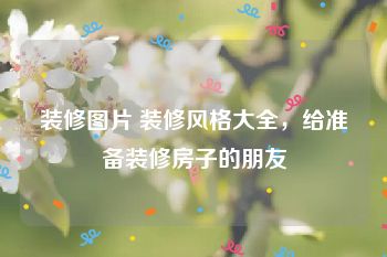 装修图片 装修风格大全，给准备装修房子的朋友