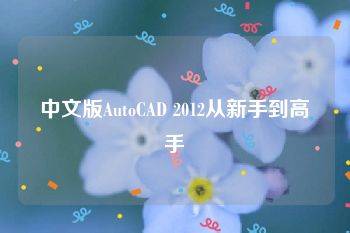 中文版AutoCAD 2012从新手到高手